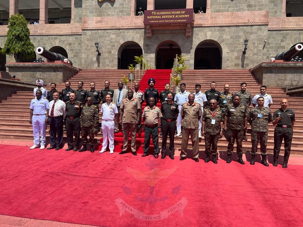COMMANDER KENYA ARMY VISIT INDIA’S NATIONAL DEFENCE ACADEMY