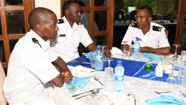 NEWLY COMMISSIONED OFFICERS WELCOMED TO THE KENYA NAVY