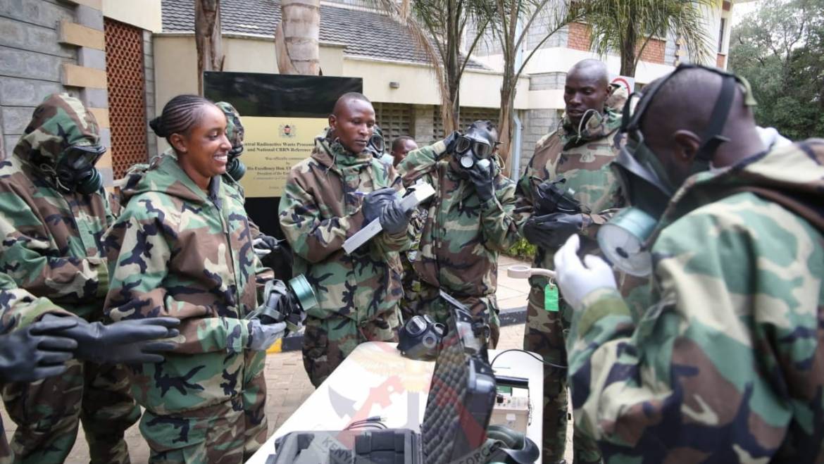 DISASTER RESPONCE BATTALION STUDENTS VISITS KENYA NUCLEAR REGULATORY AUTHORITY