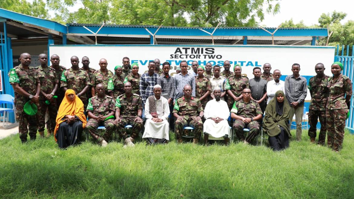 ATMIS KDF TROOPS KICK OFF MEDICAL MENTORSHIP COURSE TO SSF AND SOMALI CIVILIANS