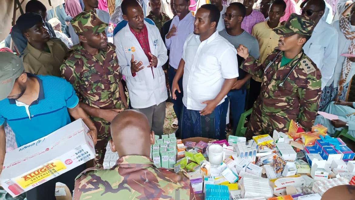 KDF OFFERS MEDICAL CAMP IN HULUGHO