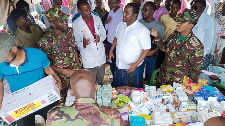 KDF OFFERS MEDICAL CAMP IN HULUGHO