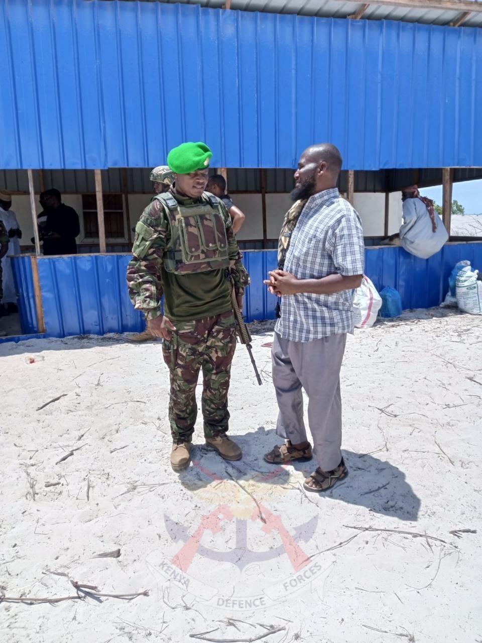 BURGAABO KDF TROOPS CONSTRUCT 90,000-LITRE UNDERGROUND WATER TANK FOR ...