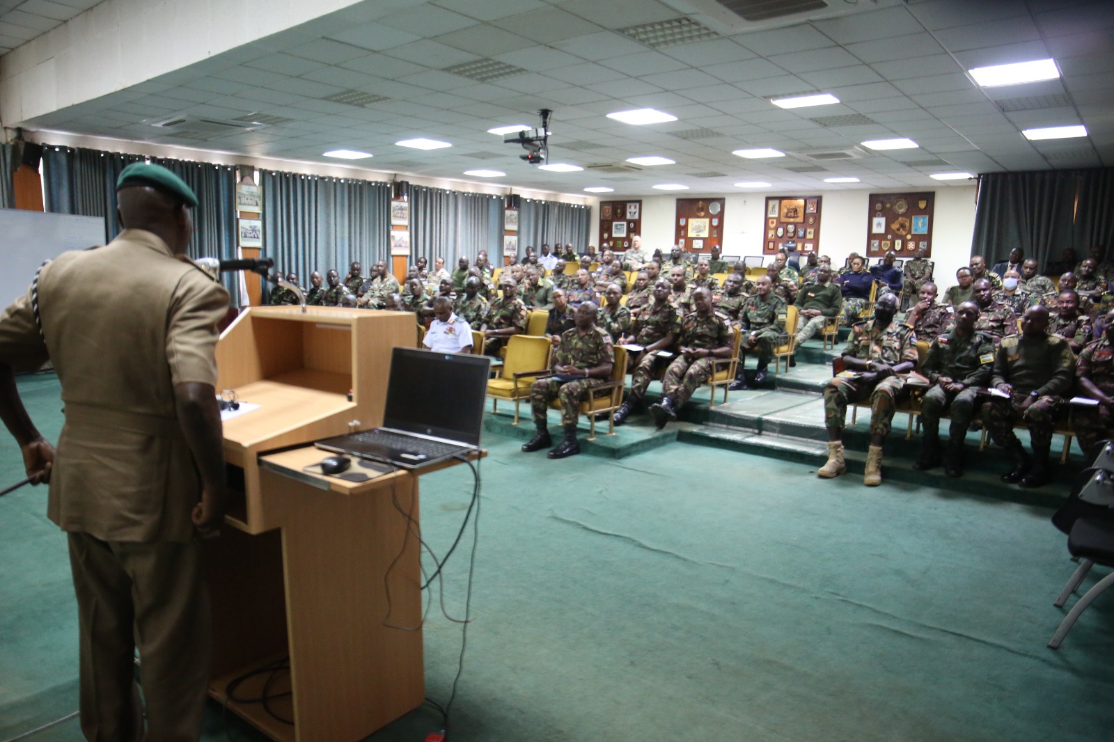 Newly appointed commandant take over joint command and staff college