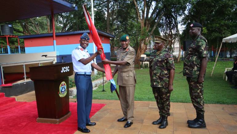 NEWLY APPOINTED COMMANDANT  TAKE OVER JOINT COMMAND AND STAFF COLLEGE (JCSC) LEADERSHIP