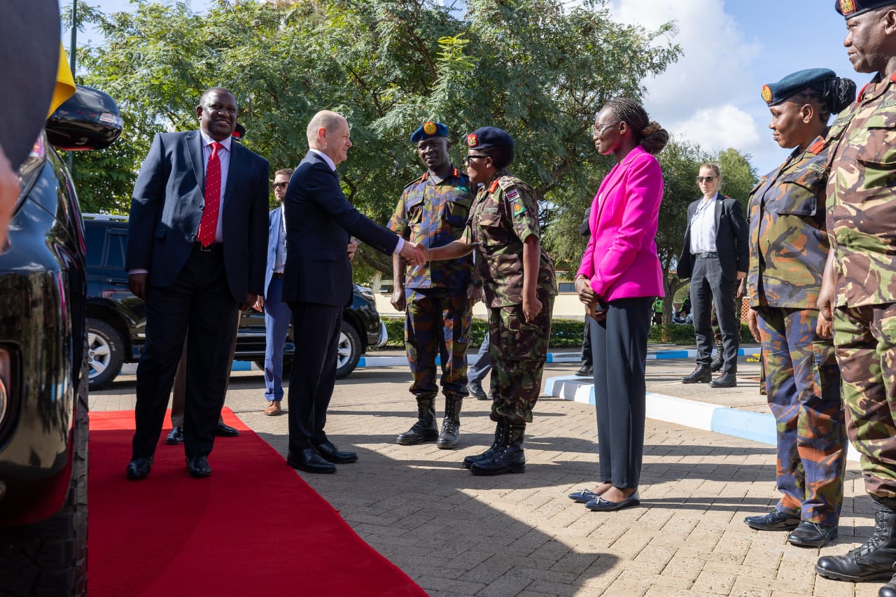 german chancellor visit to kenya
