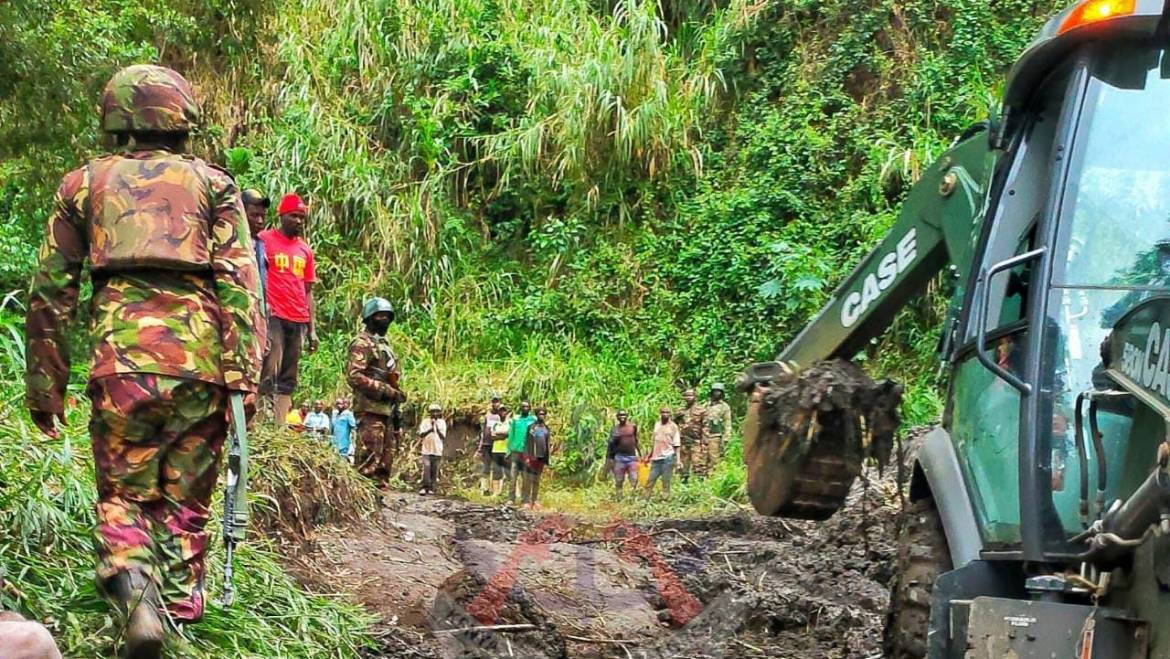 OPENING UP ROADS IN NORMALCY RESTORATION EFFORTS IN EASTERN DRC