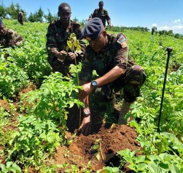 KENYA ARMY TROOPS HEIGHTEN ENVIRONMENT CONSERVATION EFFORTS