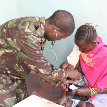 KDF IN PARTNERSHIP WITH MeMA AND MDM CONDUCT A THREE-DAY FREE MEDICAL CAMPS IN TURKANA COUNTY.