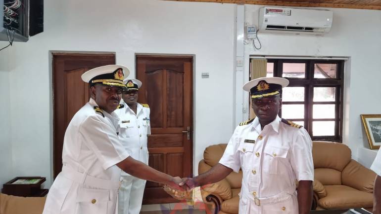 INVESTITURE CEREMONY FOR NEWLY PROMOTED SENIOR NAVAL OFFICERS