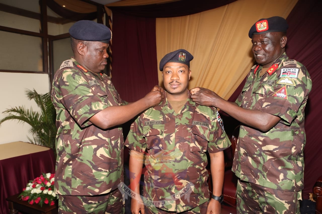KENYA ARMY OFFICERS INVESTITURE CEREMONY Ministry of Defence Kenya