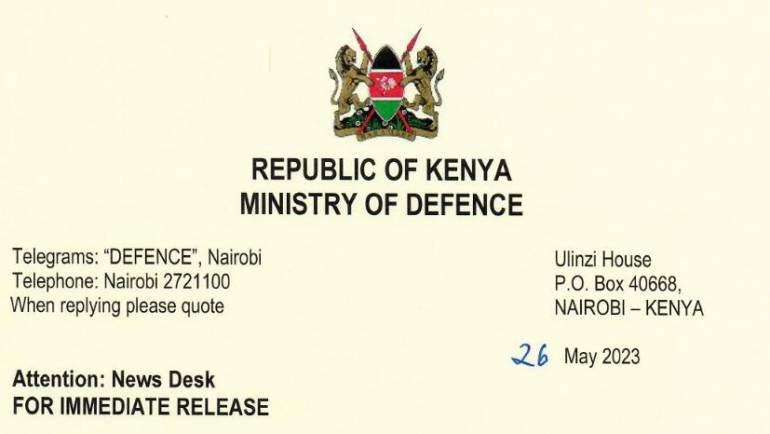 KDF PROMOTIONS AND POSTINGS 26TH MAY 2023