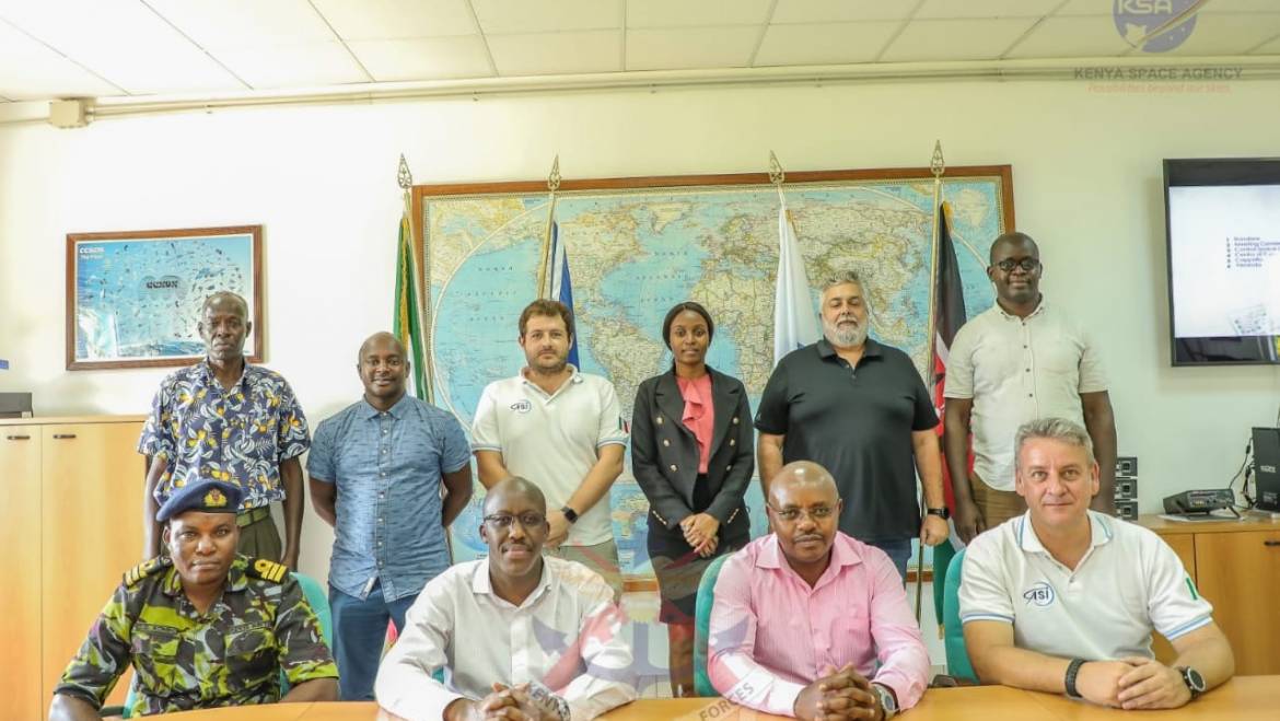 DEFENCE PS VISIT TO MALINDI SPACE CENTER