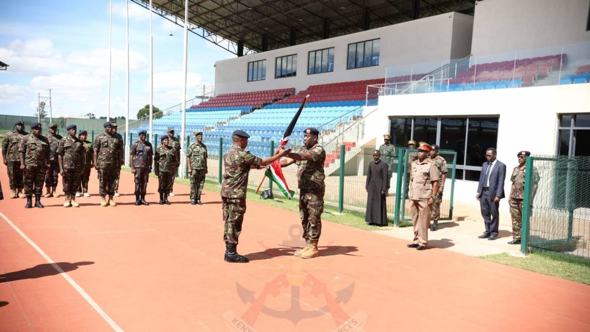 DEPUTY ARMY COMMANDER FLAGS OFF EAC CPX CONTINGENT TO RWANDA
