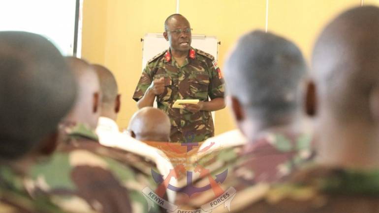 KENYA DEFENCE FORCES TROOPS IN ISIOLO APPRISED ON FINANCE MANAGEMENT