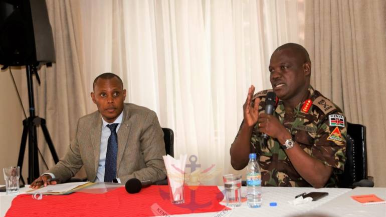 COMMANDER KENYA ARMY HOSTS PARLIAMENTARY COMMITTEE MEMBERS