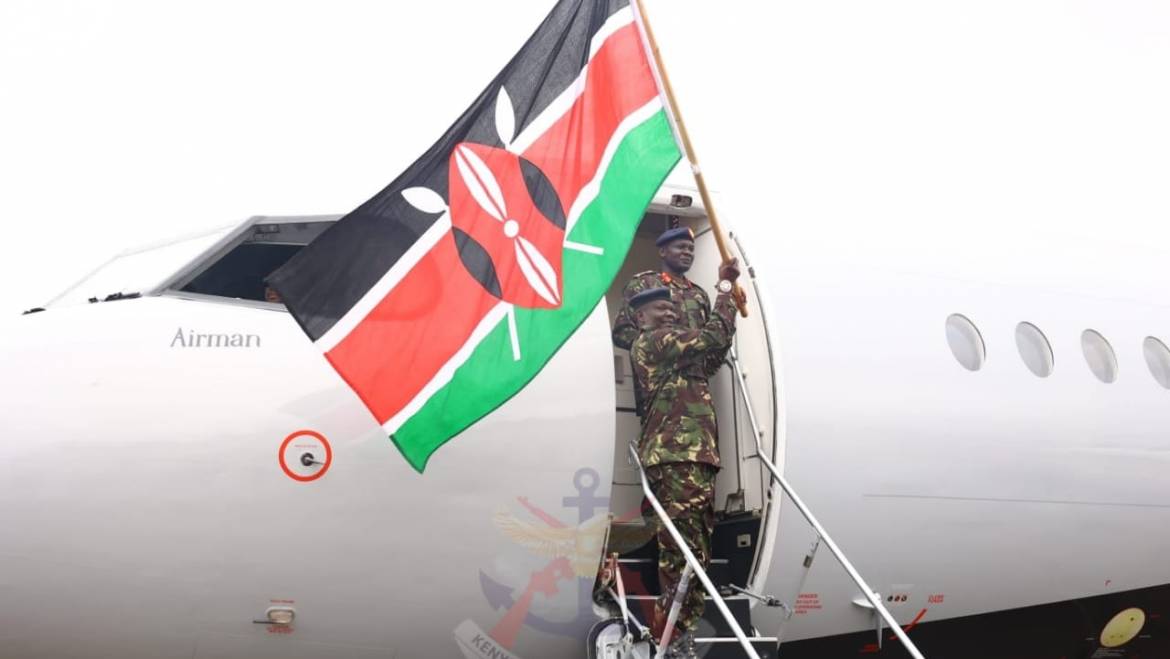DEPUTY ARMY COMMANDER FLAGS OFF KDF CONTINGENT TO COMOROS