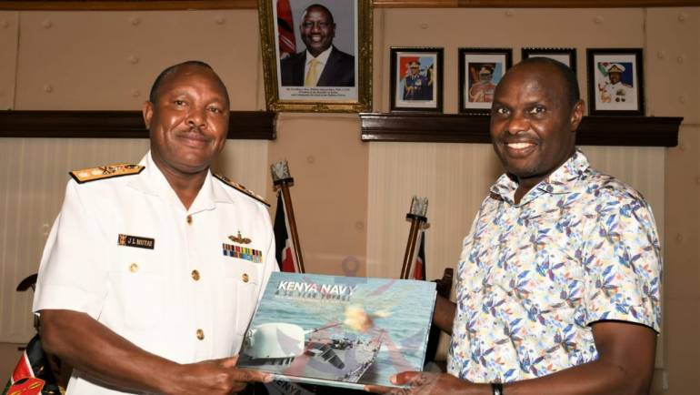 CHIEF OF STAFF AND HEAD OF PUBLIC SERVICE VISITS KENYA NAVY