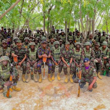 GEN. F O OGOLLA ENGAGES TROOPS STATIONED ALONG THE NORTH EASTERN REGION