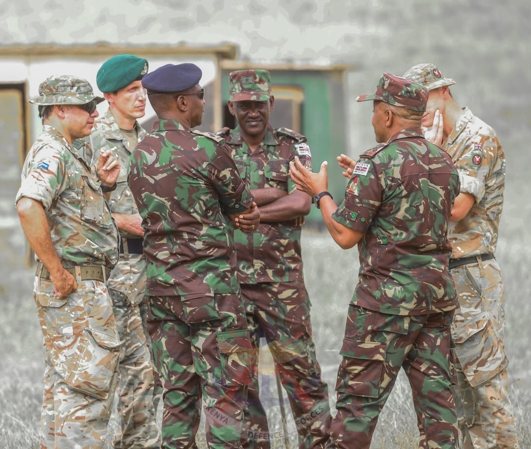 KDF JOINT TRAINING WITH THE BRITISH ARMY Ministry of Defence Kenya