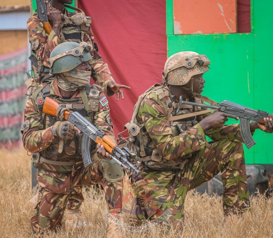 KDF JOINT TRAINING WITH THE BRITISH ARMY
