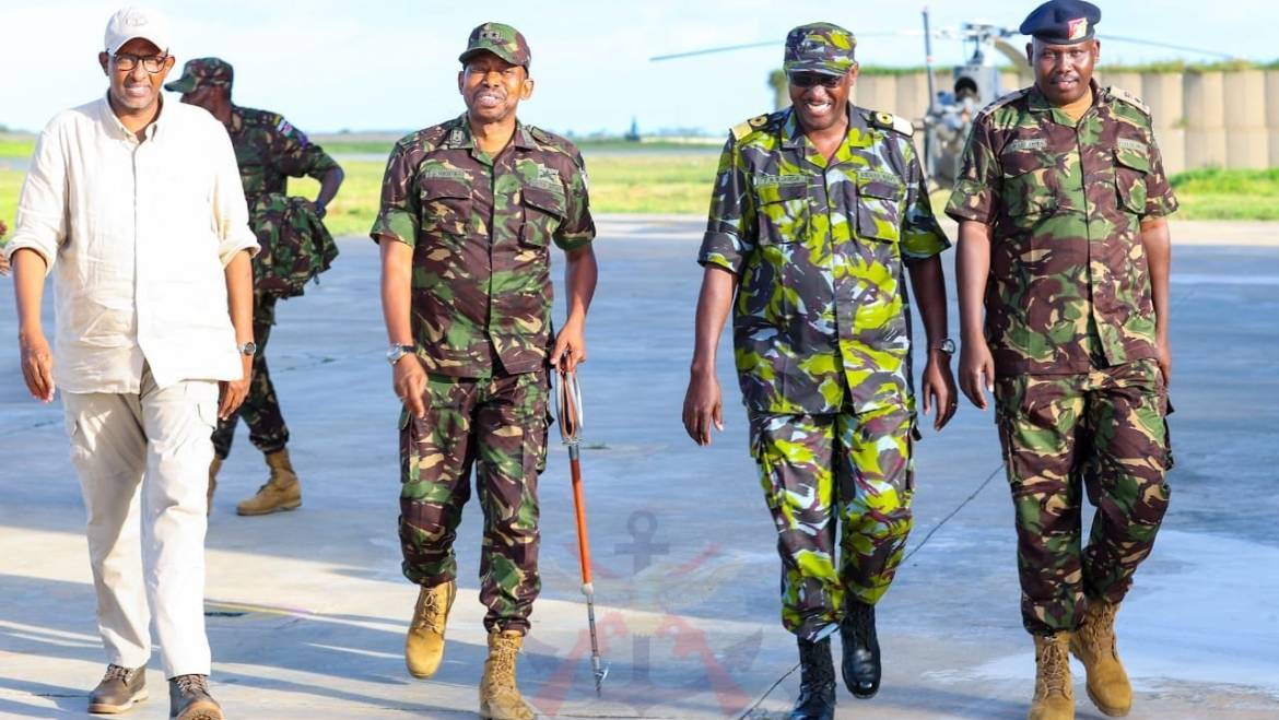 DEFENCE CS VISITS LAMU COUNTY TO ASSESS THE PREPAREDNESS OF SECURITY AGENCIES