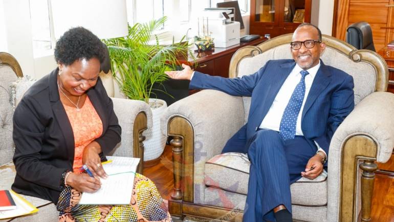 CS DUALE MEETS OMBUDSMAN CHAIRPERSON