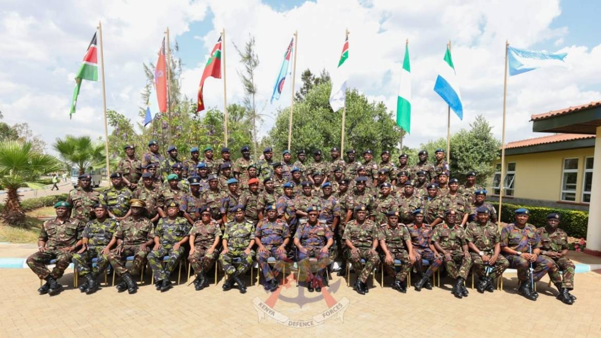 KENYA DEFENCE FORCES ANNUAL SERGEANT MAJORS SEMINAR HELD AT HUMANITARIAN PEACE SUPPORT SCHOOL, EMBAKASI