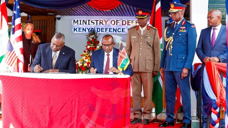 CS DUALE SIGNS DEFENCE COOPERATION FRAMEWORK WITH THE US DEFENCE SECRETARY