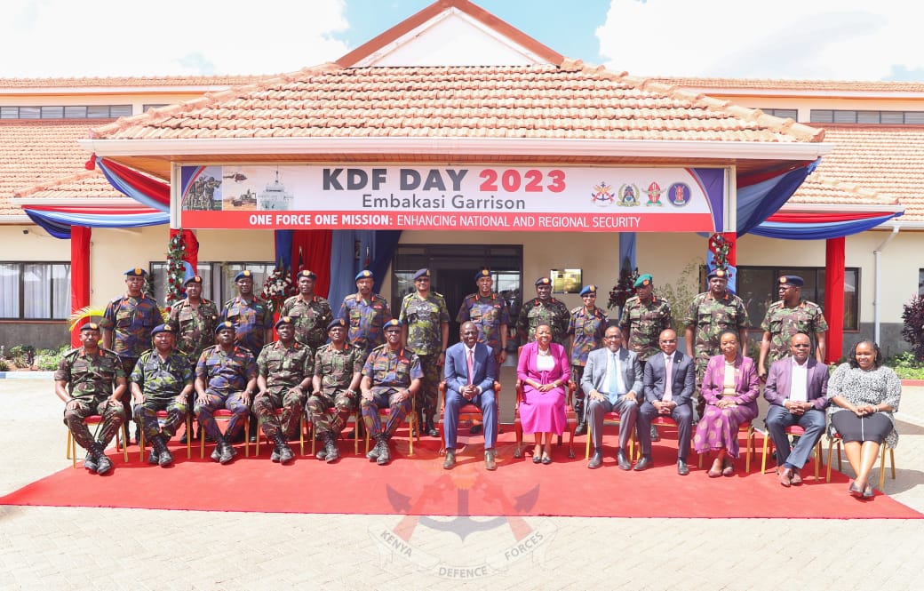 PRESIDENT RUTO JOINS KDF IN MARKING THIS YEAR’S KDF DAY CELEBRATIONS