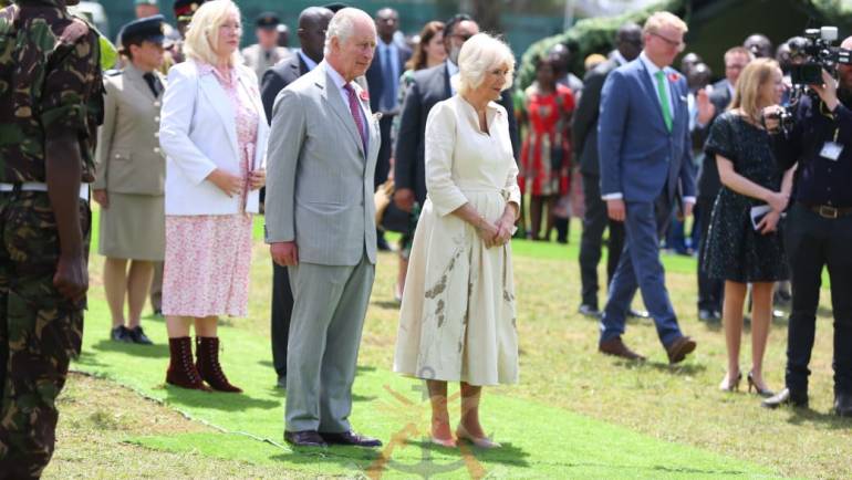 THE KING AND THE QUEEN REMEMBER AFRICA’S NON-COMMEMORATED AT COMMONWEALTH WAR GRAVES COMMISSION CEMETERY IN NAIROBI