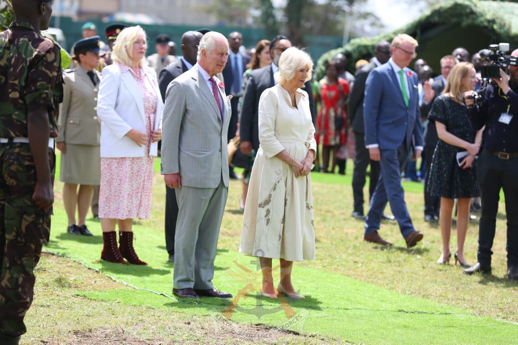 THE KING AND THE QUEEN REMEMBER AFRICA’S NON-COMMEMORATED AT COMMONWEALTH WAR GRAVES COMMISSION CEMETERY IN NAIROBI