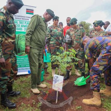 GEN OGOLLA SPEARHEADS NATIONAL TREE PLANTING DAY IN ISIOLO