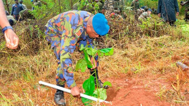 JOINT COMMAND AND STAFF COLLEGE (JCSC) PARTICIPATES IN THE NATIONAL TREE GROWING PROGRAMME