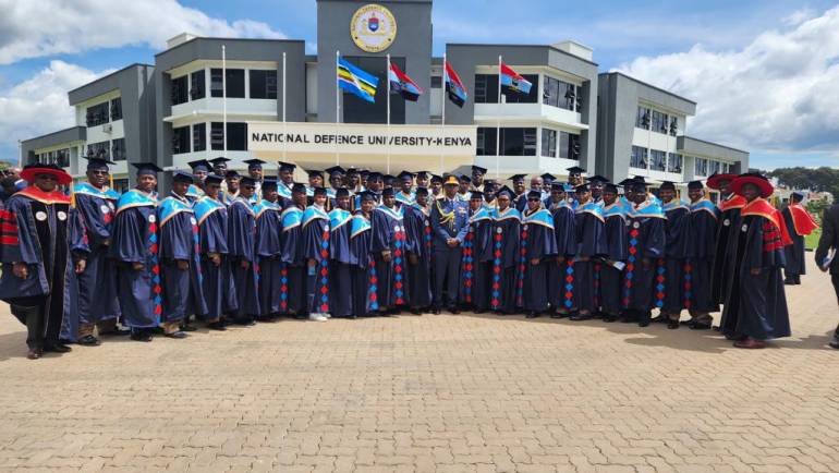 SPEECH BY CABINET SECRETARY DEFENCE HON ADEN DUALE, EGH, MP DURING THE 1st NATIONAL DEFENCE UNIVERSITY-KENYA GRADUATION CEREMONY  HELD AT  THE UNIVERSITY SEAT, LANET, NAKURU COUNTY ON  17 NOVEMBER 2023