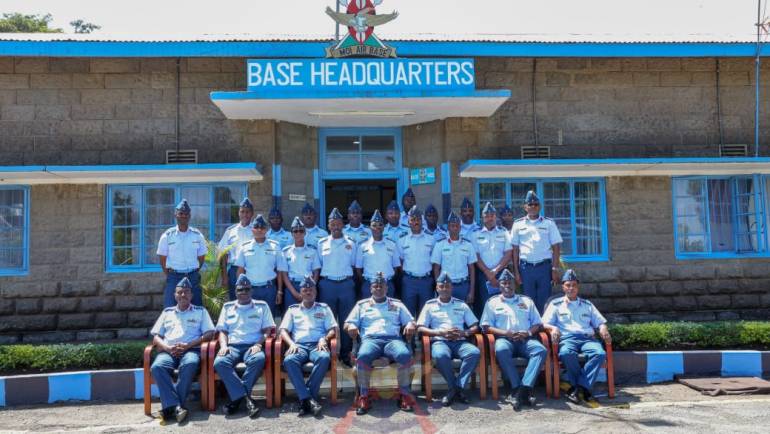 COMMANDER KENYA AIR FORCE COMMENCES END OF YEAR TOUR AT MOI AIR BASE