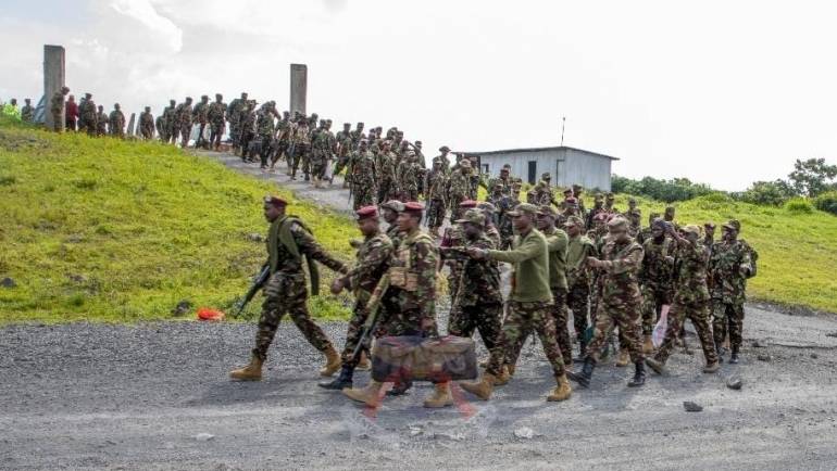 KENCON TROOPS UNDER EACRF COMMENCE EXIT FROM DRC