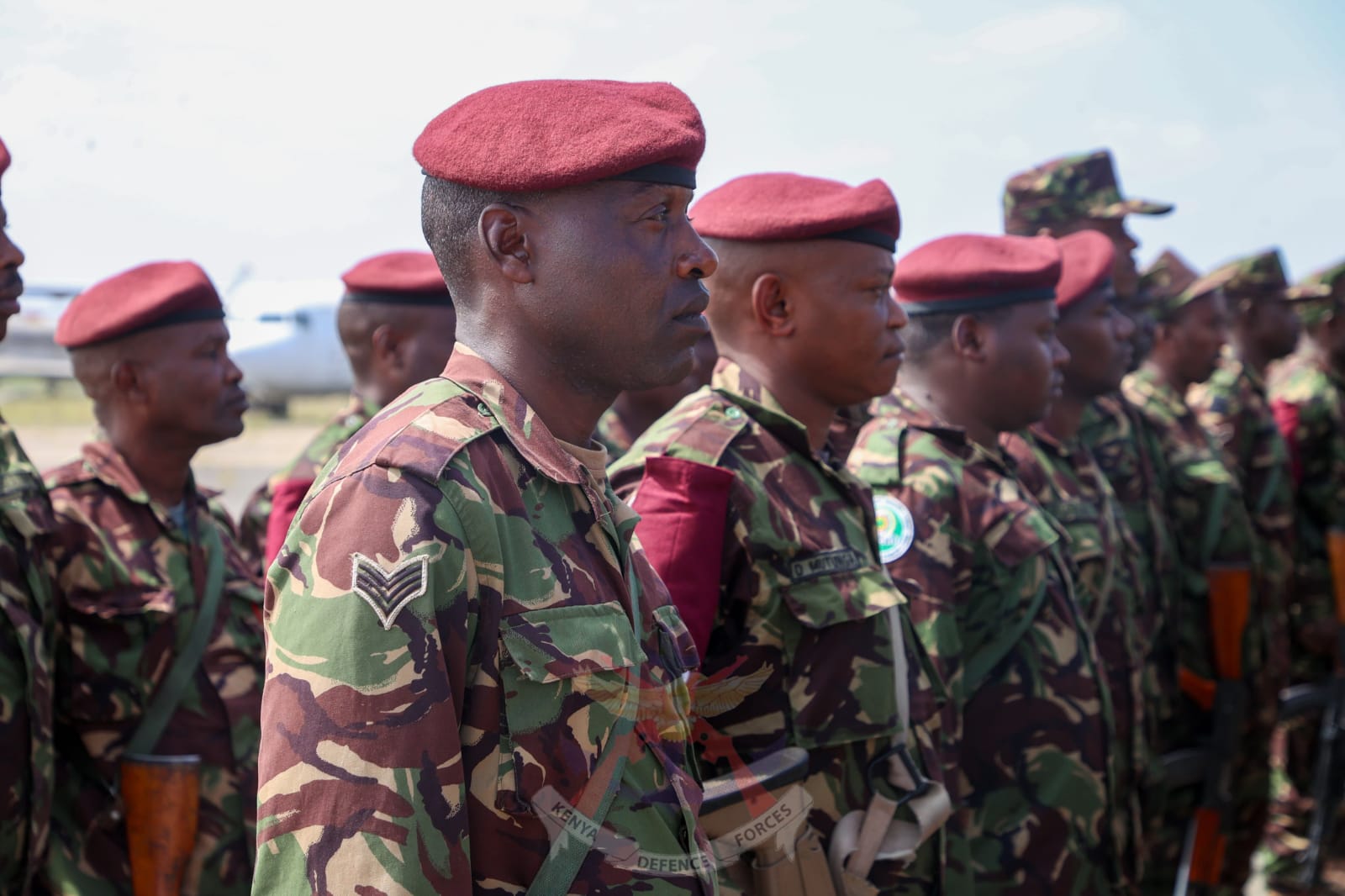 DEPUTY COMMANDER KENYA ARMY RECEIVES KDF TROOPS FROM DRC Ministry Of 