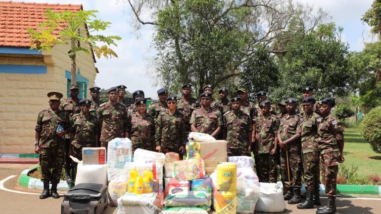 KENYA ARMY CORPS OF SIGNAL VISITS CHILDREN’S HOME