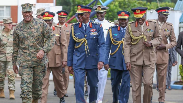 UNITED STATES AFRICOM COMBATANT COMMANDER VISITS DEFENCE HEADQUARTERS
