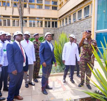 PS DEFENCE INSPECTS ONGOING MAINTENANCE WORKS AT PARLIAMENT BUILDINGS