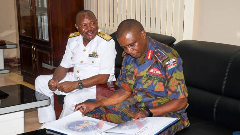 JOINT COMMAND AND STAFF COLLEGE OFFICERS VISIT KENYA NAVY