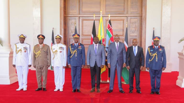 COMMANDER IN CHIEF PRESIDES OVER INVESTITURE OF RANKS AND SWEARING IN CEREMONY