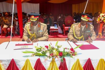 CHANGE OF GUARD IN THE KENYA ARMY