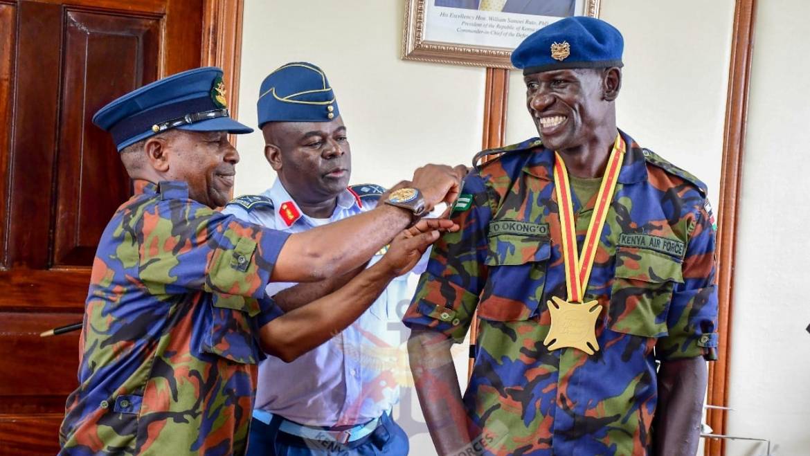 KENYA AIR FORCE BOXER REWARDED FOLLOWING IMPRESSIVE PERFORMANCE IN THE ALL AFRICAN GAMES