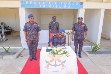 CHIEF OF DEFENCE FORCES COMMISSIONS NEW DEFCO BRANCH IN KISUMU