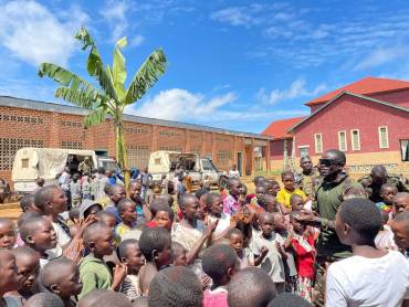 KENYA QUICK REACTION FORCE BOOSTS MORALE AT MBAU CHILDREN’S HOME WITH DONATION DRIVE