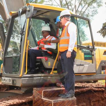 CS DUALE BREAKS GROUND FOR CONSTRUCTION OF NEW BLOCK AT NDC