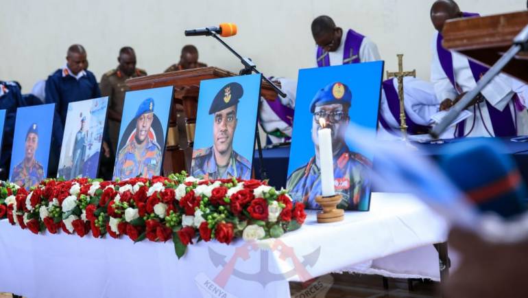 KENYA AIR FORCE HOLDS REQUIEM MASS FOR ITS FALLEN HEROES