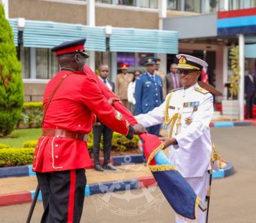 CHANGE OF GUARD CEREMONY AT THE DEFENCE HEADQUARTERS